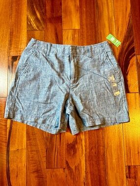 Gap High Rise  Chambray Shorts